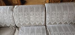 5 herzige Vorhänge mit Rosen Motiv für Chalet/Hütte ec