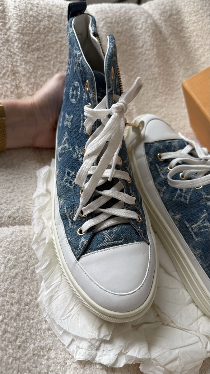 Louis Vuitton Scarpe da donna: Louis Vuitton Sneaker Stellar denim – Usato da Zürich venduto da eli_w5st 1
