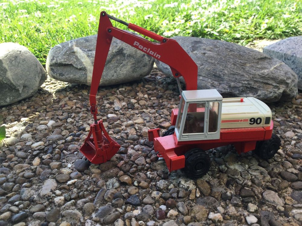 Miniature NZG 1/50 – Pelleteuse Komatsu PC 200 – Vert – Métal Blanc – Boîte D’origine