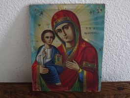 Antike Ikone Madonna