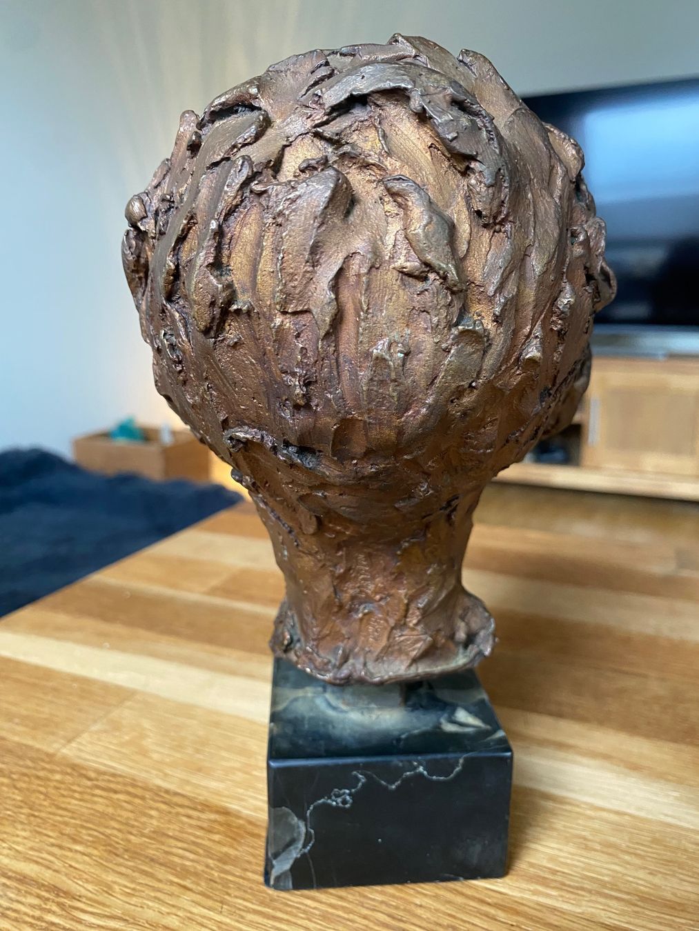Sculture & Statue: Bronze Skulptur Bubenkopf – Usato da Reinach BL venduto da Nati81 2