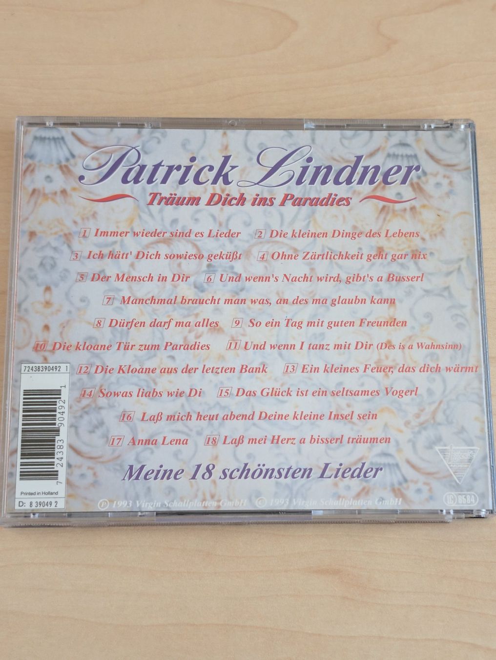 CD: Patrick Linder - Träum dich ins Paradis – Usato da Spiez venduto da Crazyduck 1