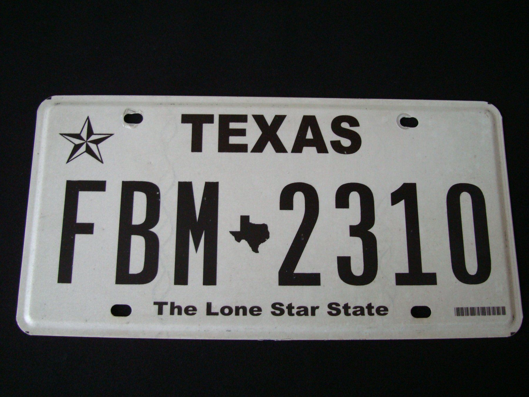 Schilder: TEXAS FBM 2310 – Gebraucht aus Scherz von 5246
