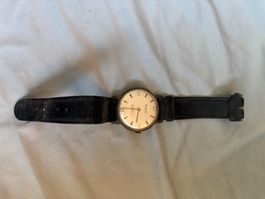 Armbanduhr Panium 21 Rubis Automatik goldfarben defekt
