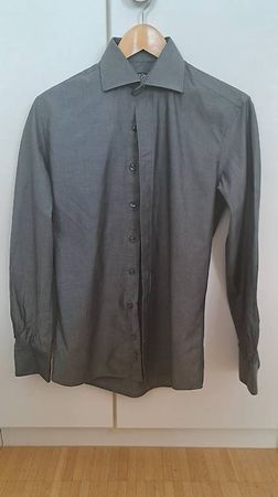 Chemise homme Café Coton Paris, Exclusive, couleur grise
