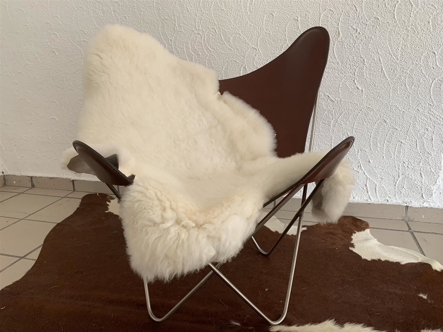 Tappeti: Lammfell Teppich Weiss – Nuovo e nell'imballaggio originale da Arbedo venduto da patagonialeatherrugs 1