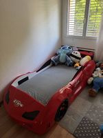 Kinderbett in Rennwagenform GT99 rot mit Lattenrost