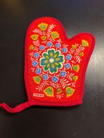 Kreier Topflappen, Vintage Design, Rot