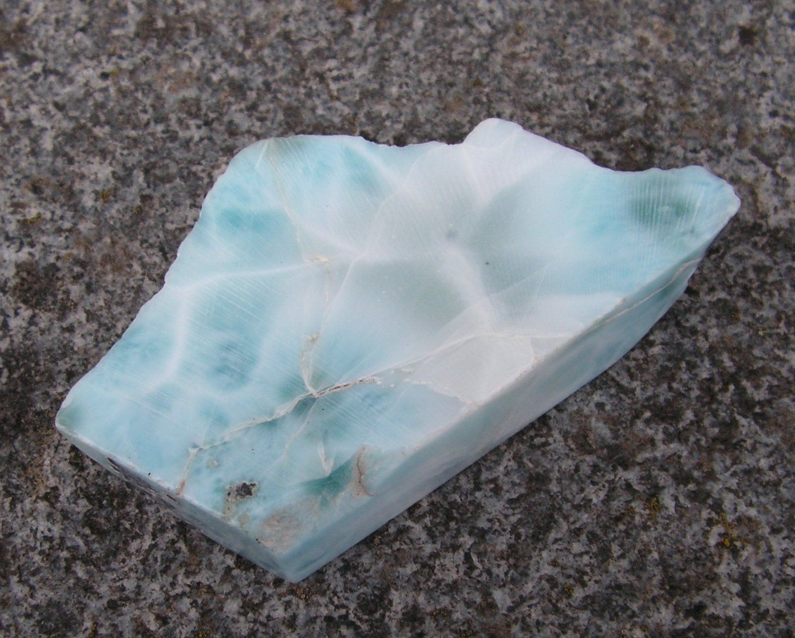 Minerali & Pietre curative: ♥ LARIMAR - ATLANTIS STEIN - SCHEIBE ♥ – Nuovo (secondo la descrizione) da Derendingen venduto da Editka