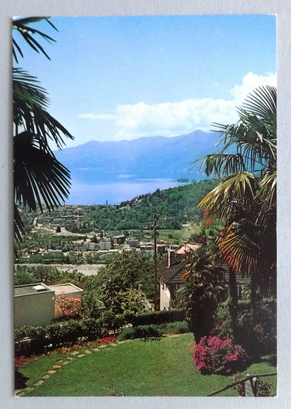 Cartoline postali: Pension Iris, Locarmo-Monti – Usato da Fétigny venduto da Billy2miny