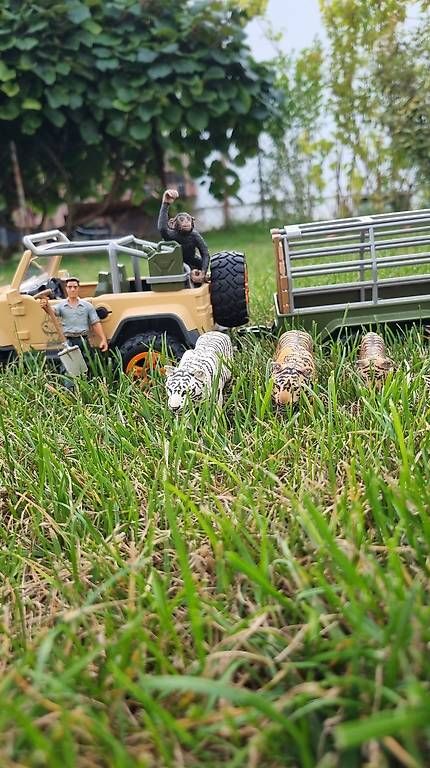 Giocattoli: Jeep Schleich wildlife avec remorque  – Usato da St-Sulpice VD venduto da rog_c28g 4