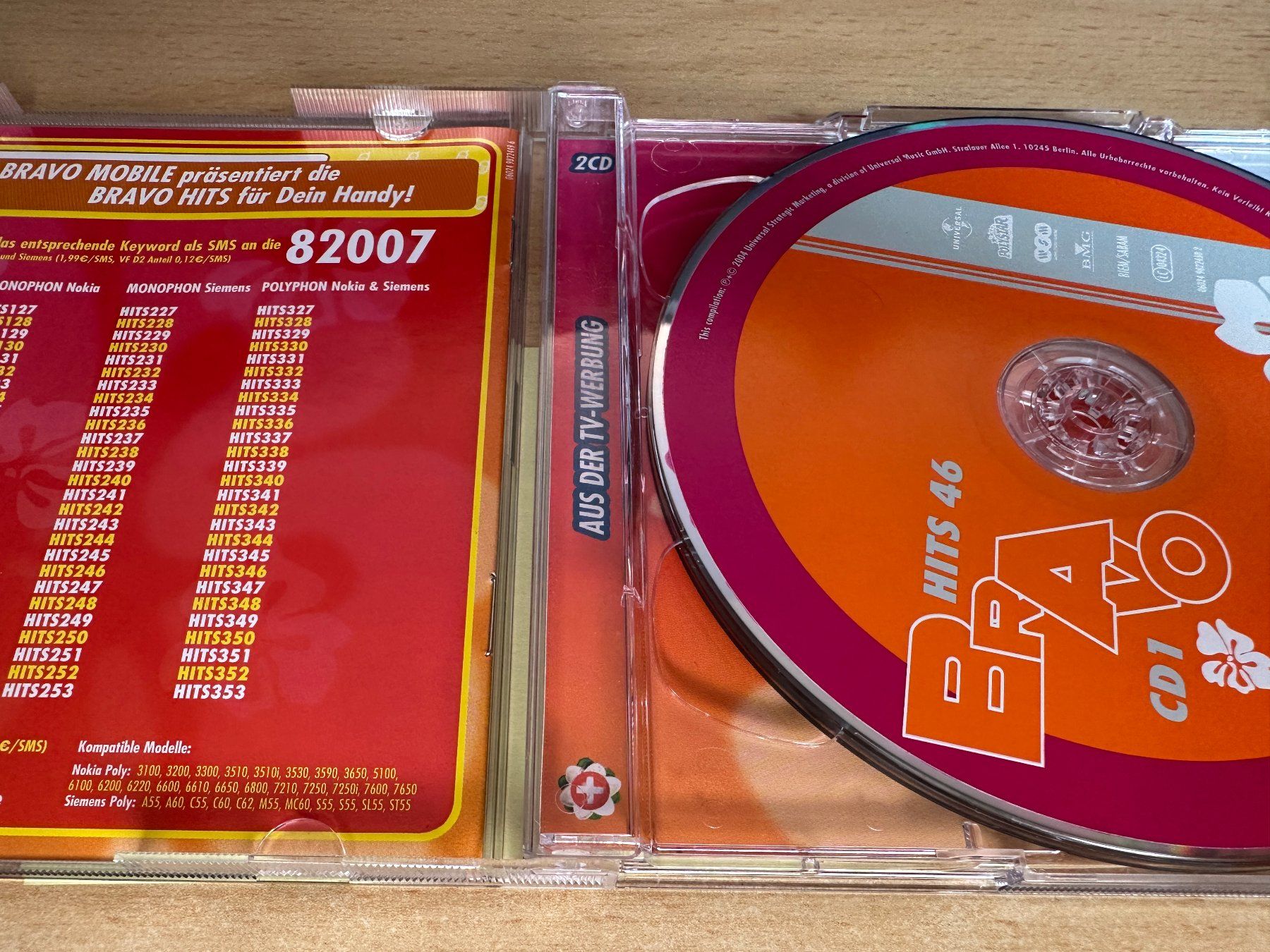 CD: Various – Bravo Hits 46 - 2 CD – Usato da Rikon im Tösstal venduto da Alpenmutz 2