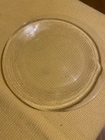 Glas-Teller rund 30 cm Durchmesser gebraucht guter Zustand
