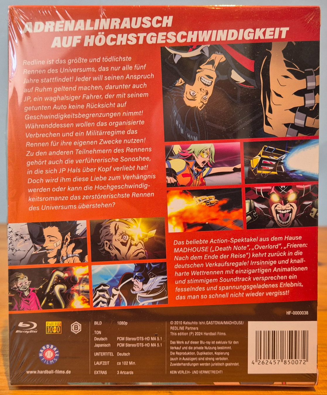 Alle DVDs: Blu-ray: Redline (2009) – Neu (gemäss Beschreibung) aus Winterthur von Guerc 1