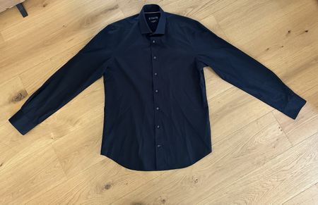 Tommy Hilfiger Herren Hemd Schwarz Grösse L