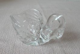 Schwan aus Kristall-Glas d'Arques France B=9,5cm