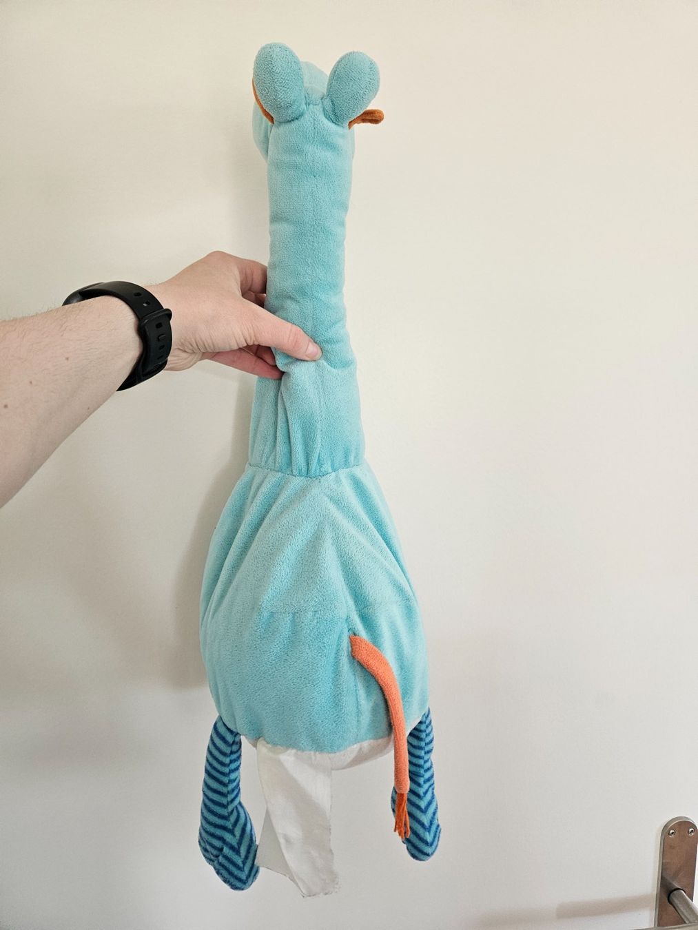Jouets: Stofftier: Hellblaue Giraffe ca 40cm gross – D'occasion à Schaffhausen par sabrina915 2