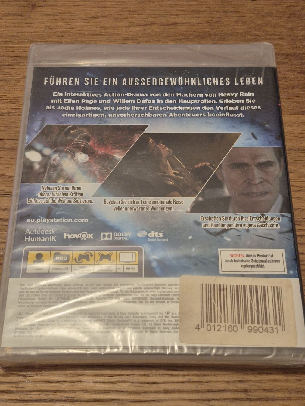 Giochi: PS3 Spiel: Beyond Two Souls - NEU und OVP – Nuovo e nell'imballaggio originale da Oberembrach venduto da giu_7ksd 1