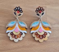 Boucles d'oreilles feuilles