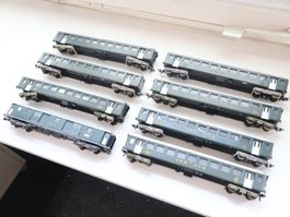 Fleischmann 8 x SBB Personenwagen Set - H0