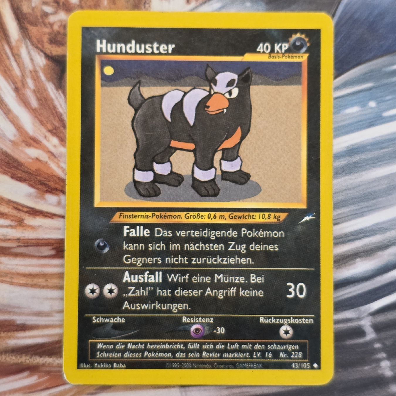 Pokémon Carte collezionabili: Hunduster 43/105 Neo Destiny 2002 Pokémon Karte -DE – Nuovo (secondo la descrizione) da Basel venduto da MartinM.91