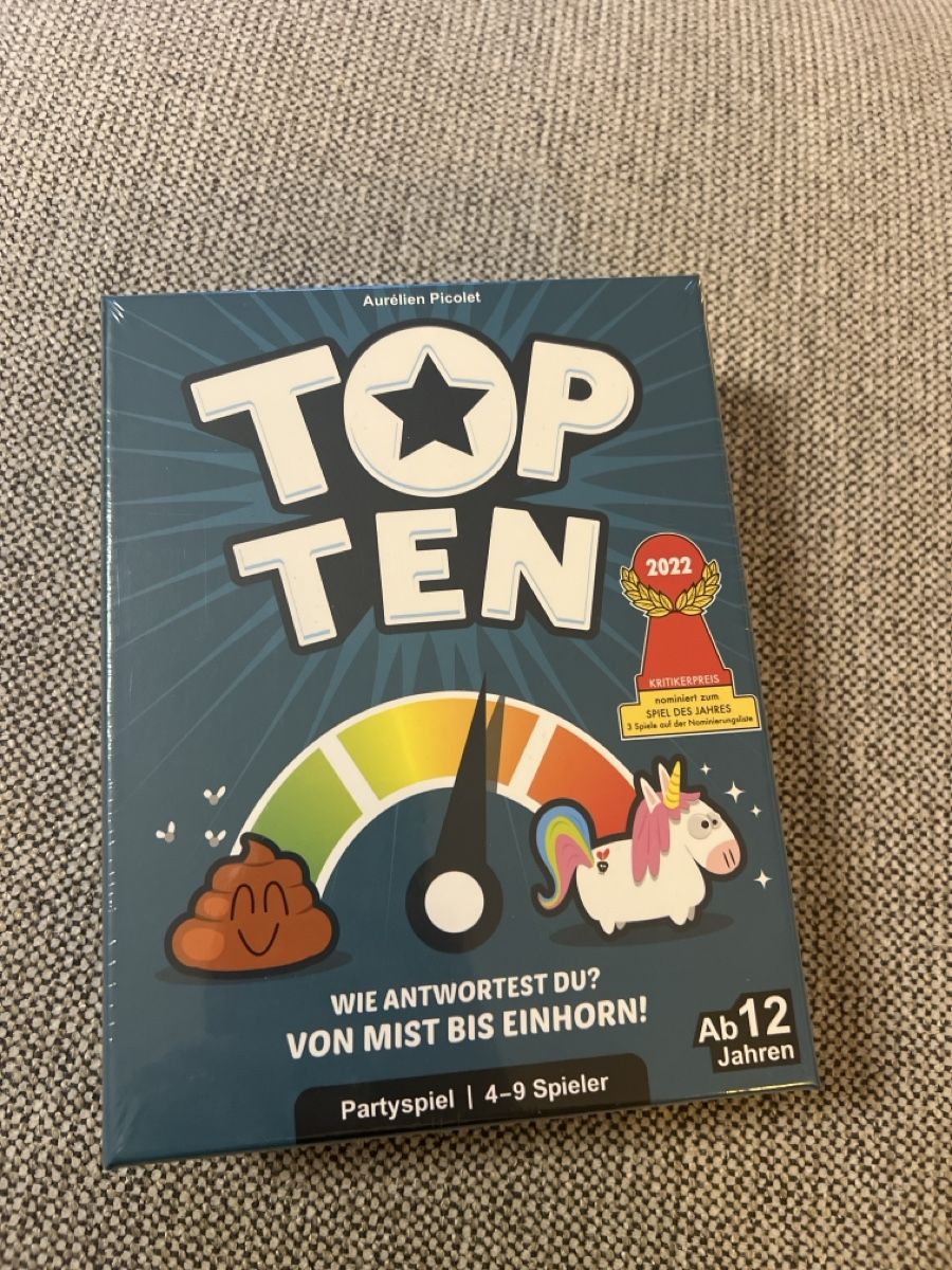 Giochi: Top Ten Partyspiel - originalverpackt – Nuovo e nell'imballaggio originale da St. Gallen venduto da jil_d5rh