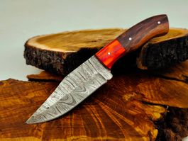 Geprüft! B Knife Faltenstahl DAMASCUS Damast Jagdmesser