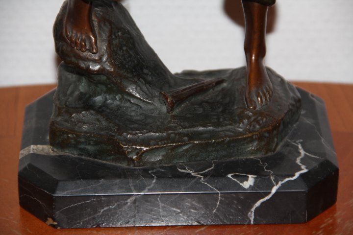 Sculture & Statue: Antique sculpture en bronze . – Usato da Praz (Vully) venduto da pikuluka1 8