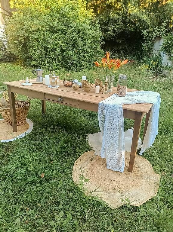 Tische: °Solange° la table de ferme – Gebraucht aus Arzier-Le Muids von Renov_1273 2
