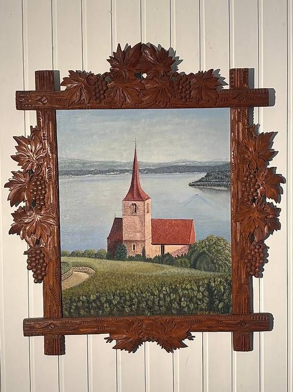 Dipinti: Gemälde Bielersee Maler Bucher – Usato da Lengnau BE venduto da KatjaDa