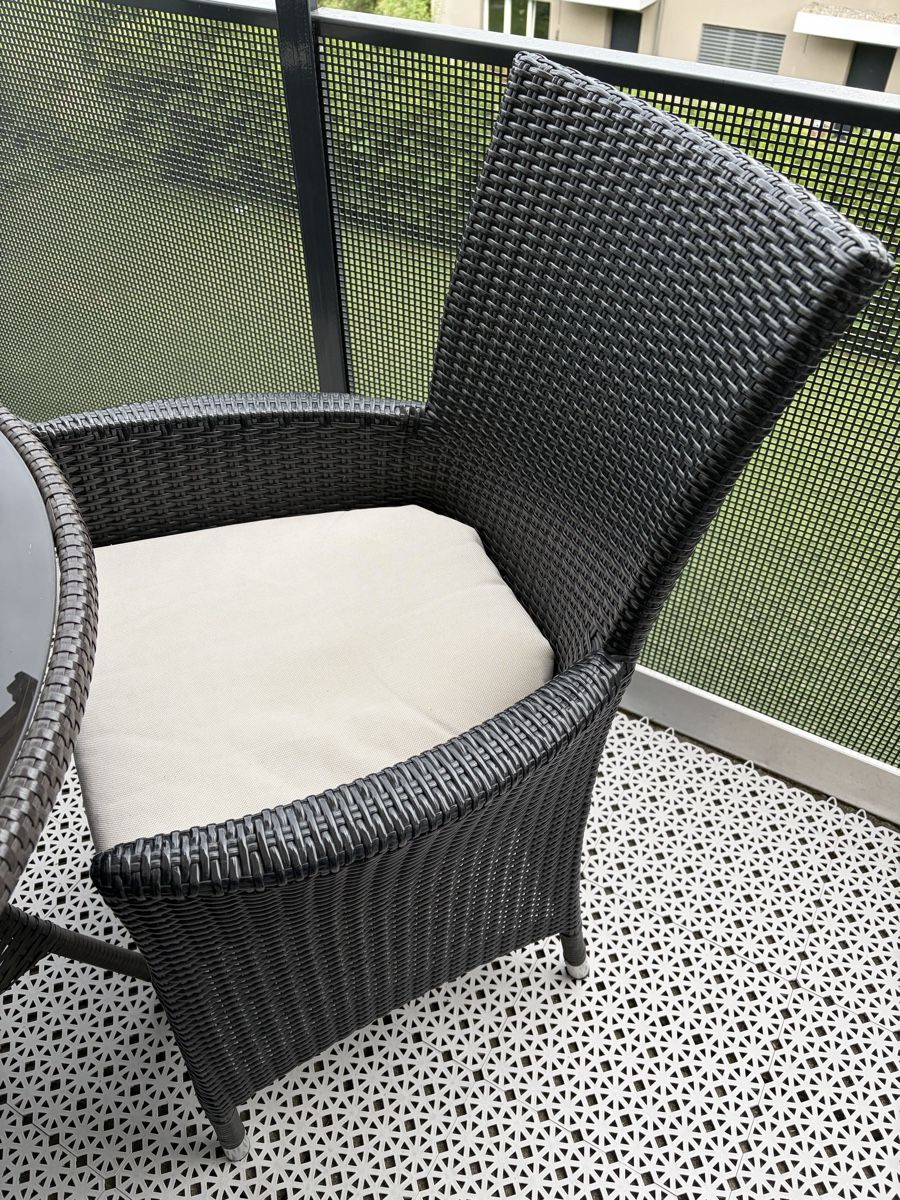 Tavoli: Gartenset 4 Stühle mit Tisch Rattanset – Usato da Emmenbrücke venduto da ivo_v2zd 2