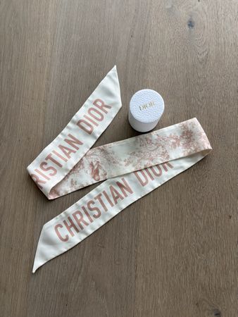 DIOR Seidenschal Twilly mit Print guter Zustand