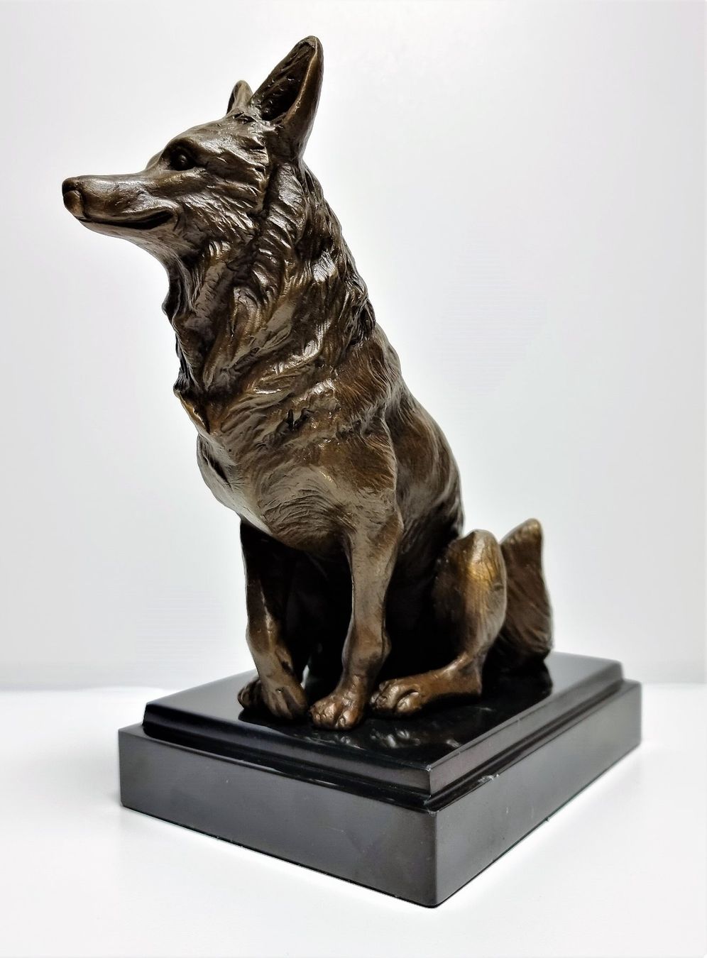 Sculture & Statue: Bronze Skulptur eines Wolfes, JB Deposee Paris – Usato da Emmenbrücke venduto da Lenssen 1