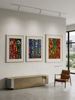 Lot de 3 tableaux originaux