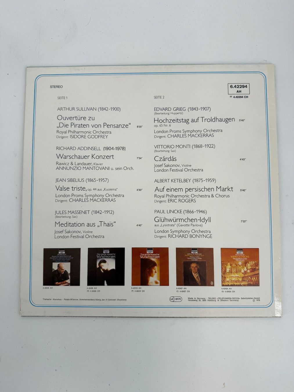 Dischi in vinile: LP/ Schallplatte - Warschauer Konzert – Usato da Auenstein venduto da moin. 1