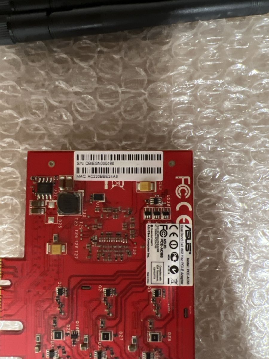 Unità & Adattatore: Asus PCE-AC88 Wireless AC3100 PCI-E Adapter with Antennas – Usato da Mülligen venduto da vagos85 2