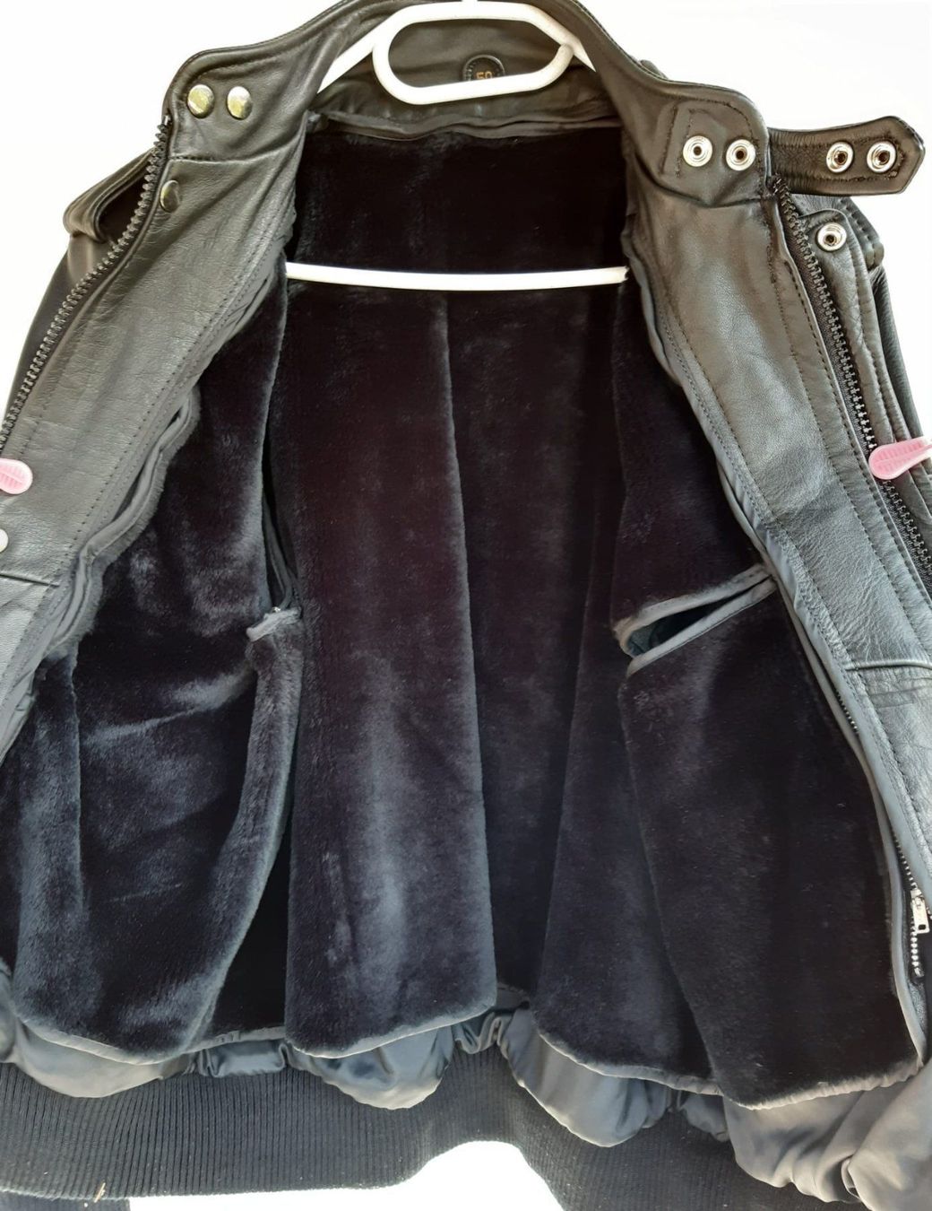 Giacche: Schöne warme Leder Motorradjacke – Usato da cazis venduto da meeroo12 5