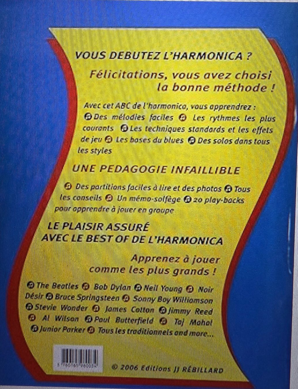 Libri: Méthode Harmonica Débutant, Thomas Hammje, en Français Neuf – Nuovo (secondo la descrizione) da Genève venduto da BruceKampbell 2