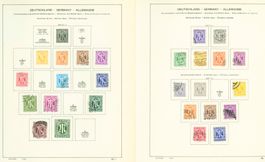 8 Seiten DE besetzte Zonen AM und Brit. Zone  (AX455)