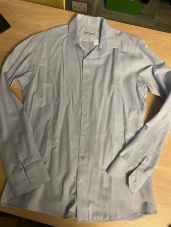 Sommerhemd Suvari Slim Fit, Gr. M, hellblau, Top Zustand!