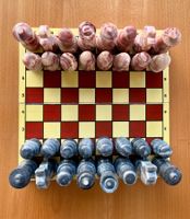 Handgefertigtes Schachspiel aus Marmor, Top Zustand!