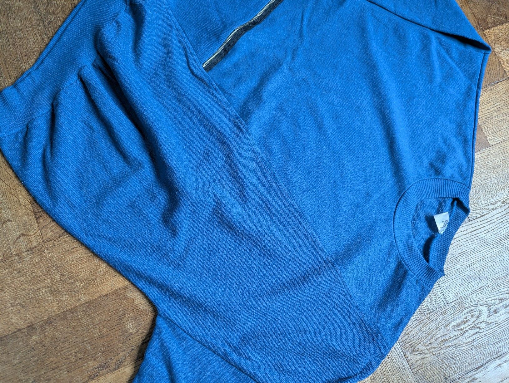 Maglioni & Felpe: Vintage pullover mit zip blue size L-XL – Usato da Lausanne venduto da GTX223807VTG 5