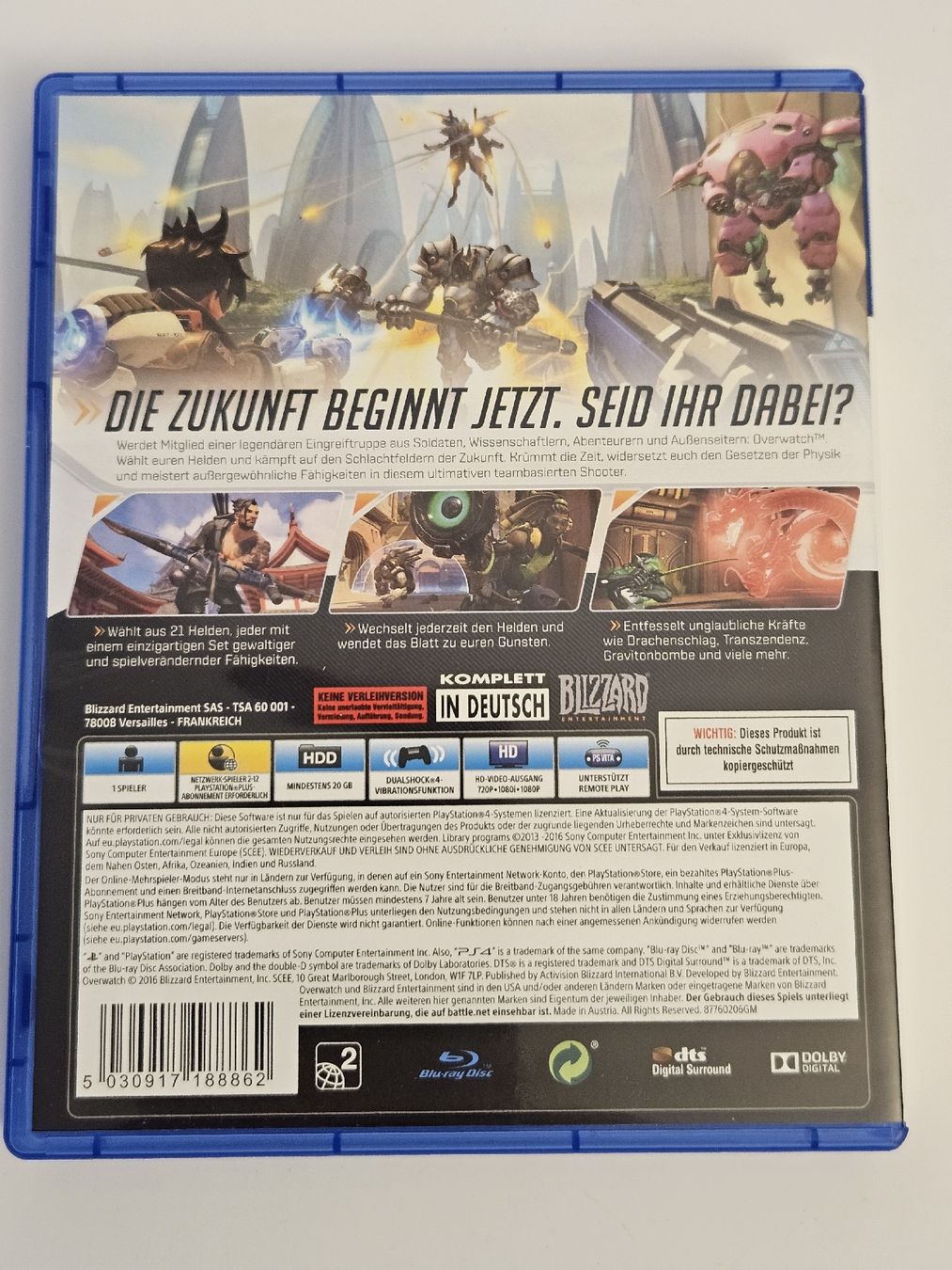 Sony Giochi: Overwatch: Origins Edition - PS4 - Playstation Game – Usato da Oberdorf BL venduto da BaldenEagle 4
