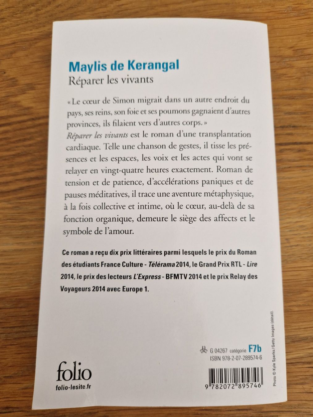 Libri: Réparer les vivants.   (D1) – Usato da Villars-sur-Glâne venduto da Agnie80 2