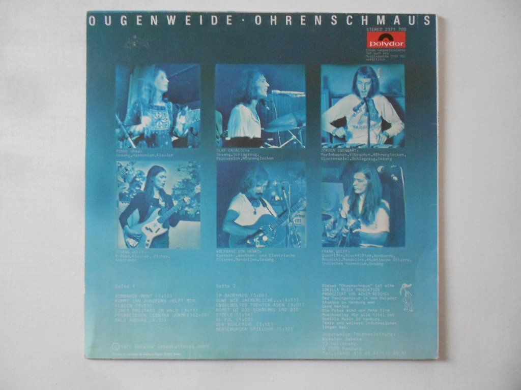 Dischi in vinile: OUGENWEIDE  -  OHRENSCHMAUS – Usato da Bex venduto da Giorgiob 1
