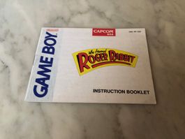 ANLEITUNG FÜR WHO FRAMED ROGER RABBIT GAME BOY