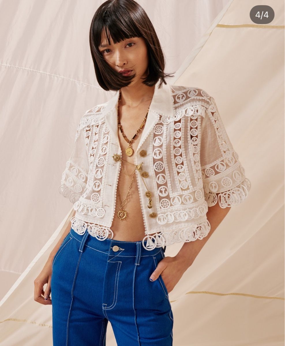 Zimmermann Tute: Zimmermann Elegant Blouse [Rrp $1500] – Usato da St.Josefen venduto da lop_lh8d 3