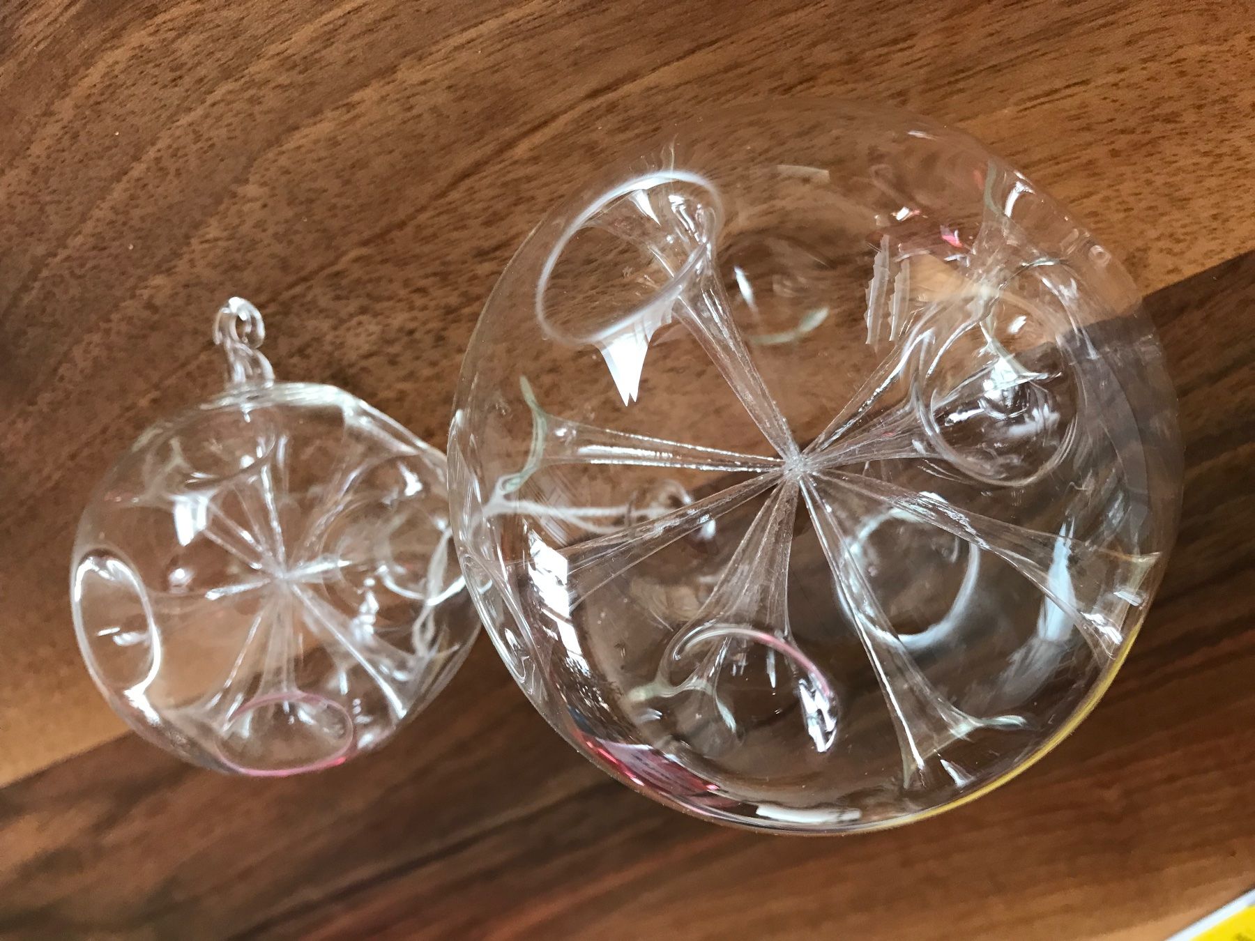 Alle Dekorationen: 2x Glasi Einstichkugel Hergiswil Christbaumschmuck – Gebraucht aus Alpnach Dorf von marvo