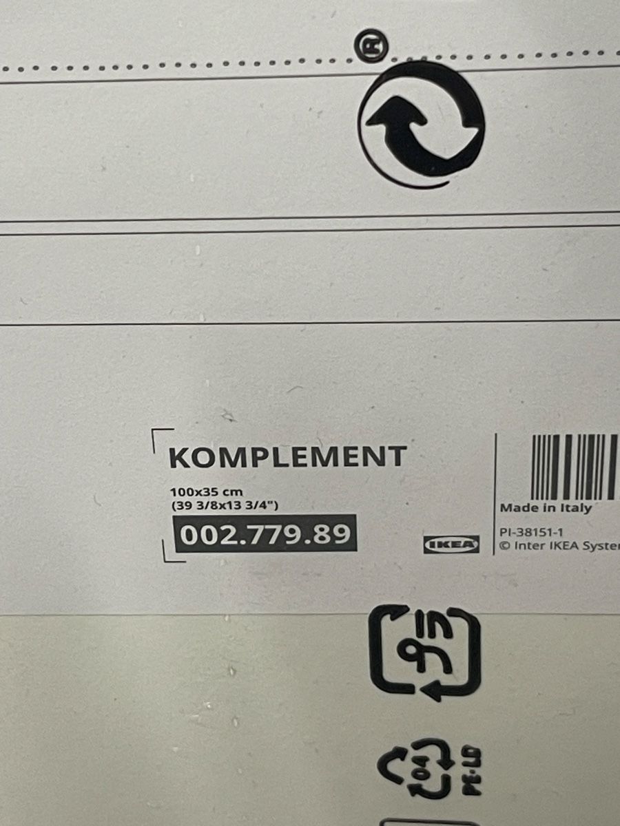 Armoires: IKEA KOMPLEMENT Einlegeboden 100x35cm neu – Neuf avec emballage d'origine à Grüningen par Thommyr 2