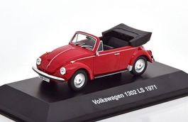 VW Käfer 1302 LS Cabriolet 1970-1972 rot   1:43 von Altaya /